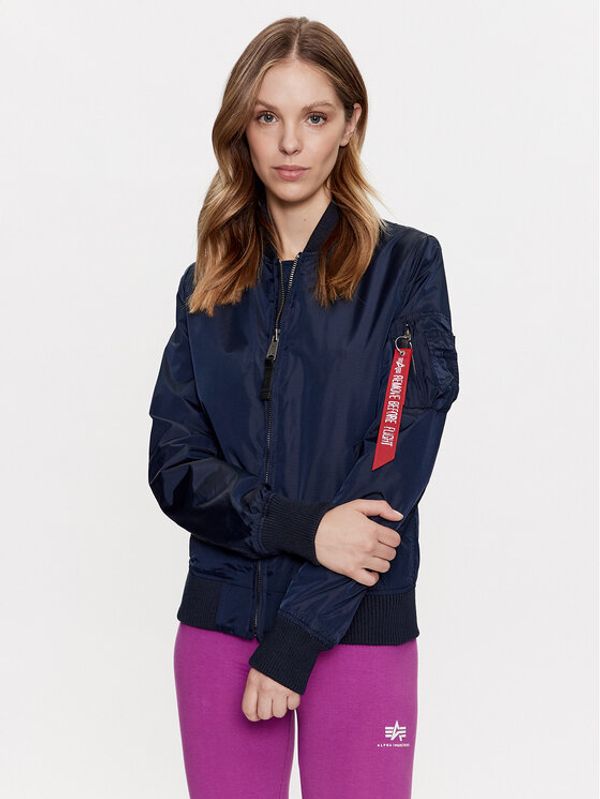 Alpha Industries Alpha Industries Яке бомбър MA-1 TT Wmn Син Slim Fit