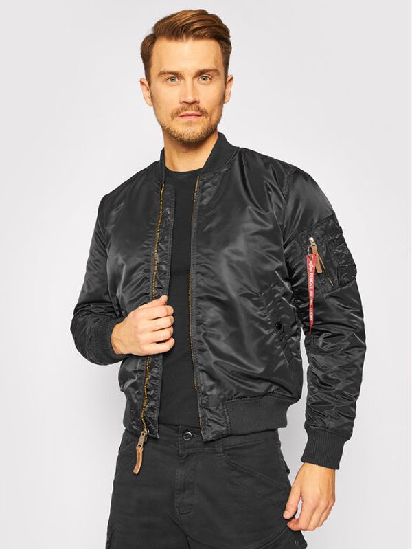 Alpha Industries Alpha Industries Яке бомбър Ma-1 Vf 59 191118 Черен Slim Fit