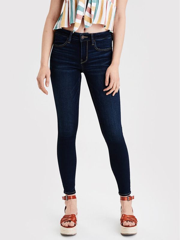 American Eagle American Eagle Дънки джегингс 043-0431-2262 Тъмносин Regular Fit
