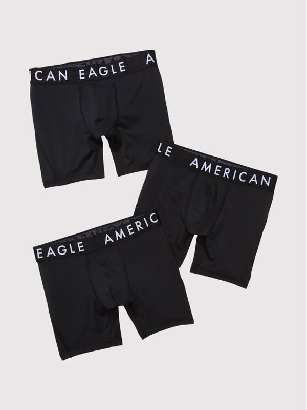 American Eagle American Eagle Комплект 3 чифта боксерки 023-0236-3272 Черен