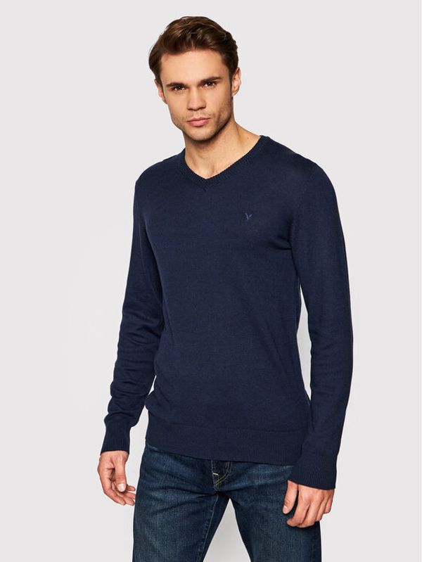 American Eagle American Eagle Пуловер 014-1144-1703 Тъмносин Regular Fit