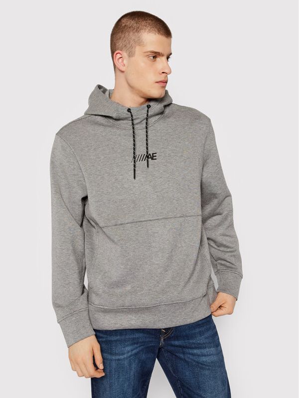 American Eagle American Eagle Суитшърт 019-0193-1487 Сив Regular Fit