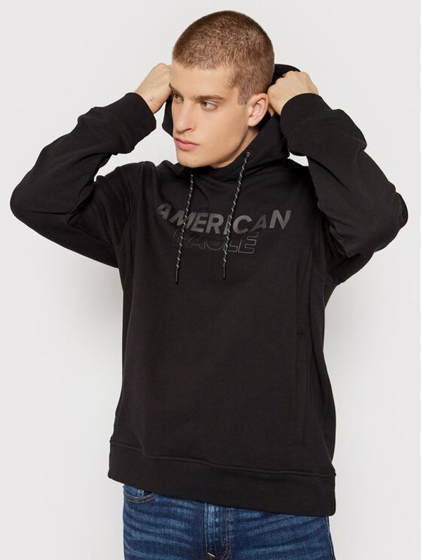 American Eagle American Eagle Суитшърт 019-0193-1559 Черен Regular Fit