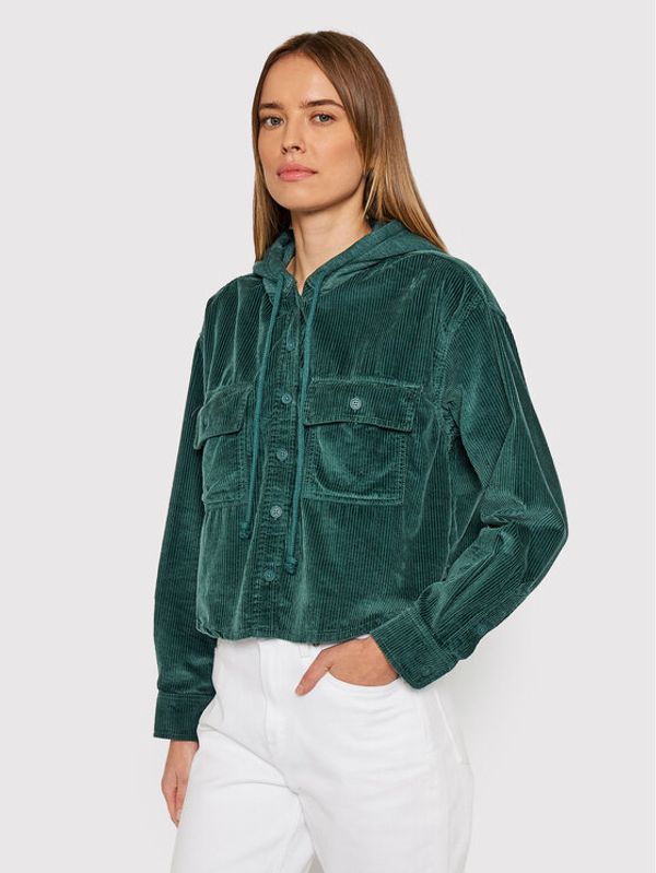 American Eagle American Eagle Суитшърт 035-1354-3759 Зелен Relaxed Fit