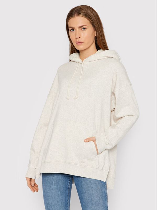 American Eagle American Eagle Суитшърт 045-1453-1318 Бежов Oversize