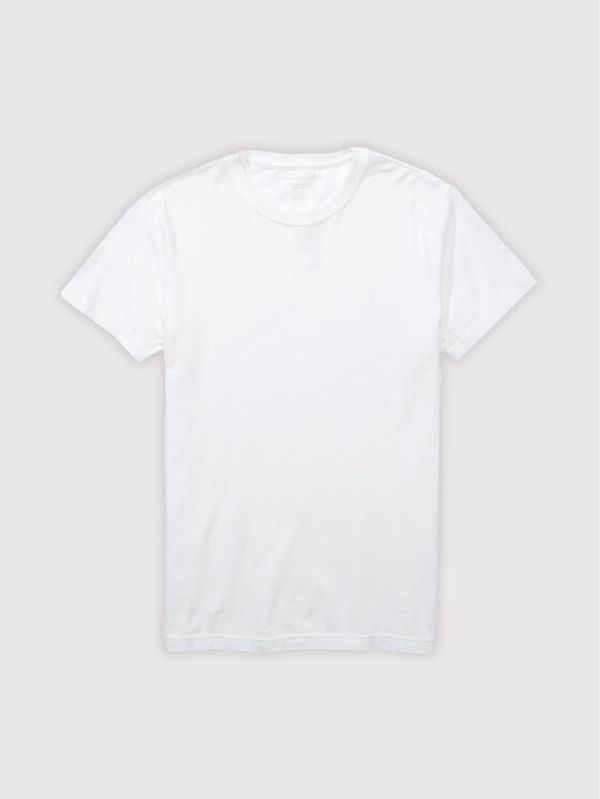 American Eagle American Eagle Тишърт 017-1162-1540 Бял Slim Fit