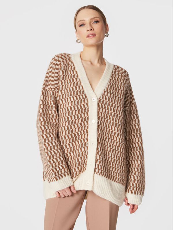 American Vintage American Vintage Кардиган East EAST19IH22 Бежов Relaxed Fit