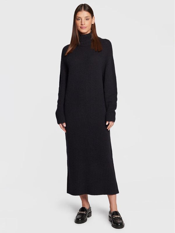 American Vintage American Vintage Плетена рокля Domy DOMY14AH22 Черен Regular Fit