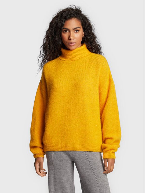 American Vintage American Vintage Поло East EAST18IH22 Жълт Relaxed Fit