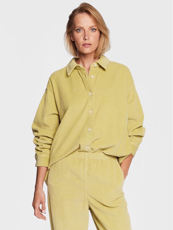 American Vintage American Vintage Риза Padow PADO06AE23 Зелен Regular Fit