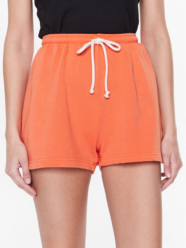 American Vintage American Vintage Спортни шорти Hapylife HAPY09AE23 Оранжев Regular Fit