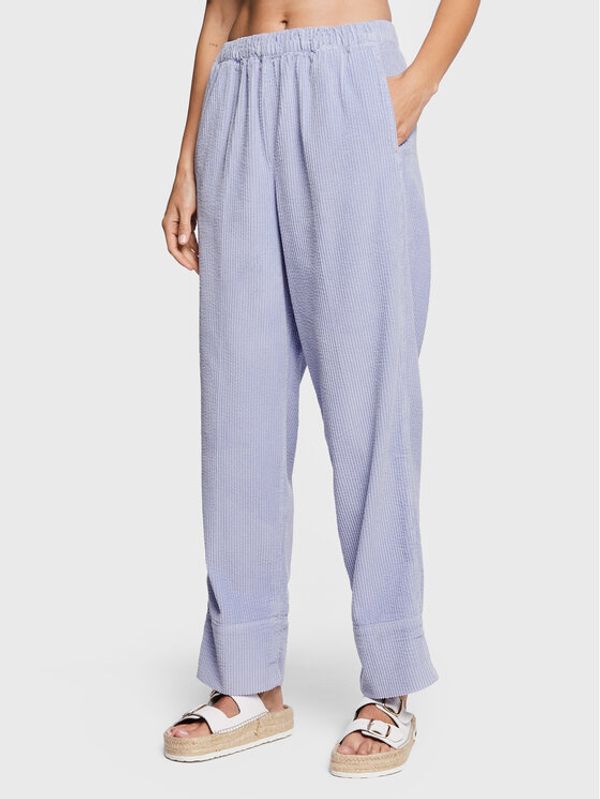 American Vintage American Vintage Текстилни панталони Padow PADO137E23 Син Regular Fit