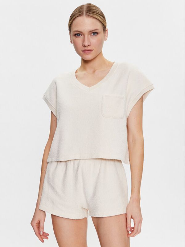 American Vintage American Vintage Тишърт Bobypark BOBY02CE23 Екрю Relaxed Fit