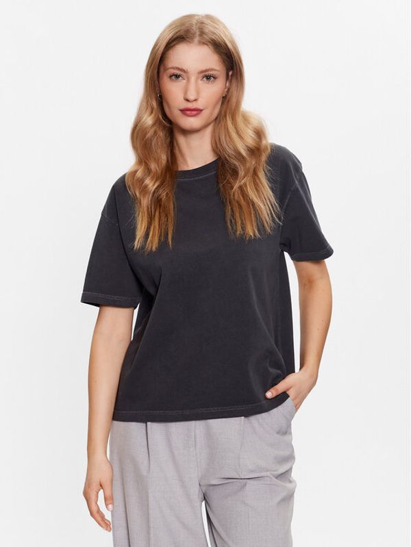 American Vintage American Vintage Тишърт Fizvalley FIZ02AH23 Черен Relaxed Fit