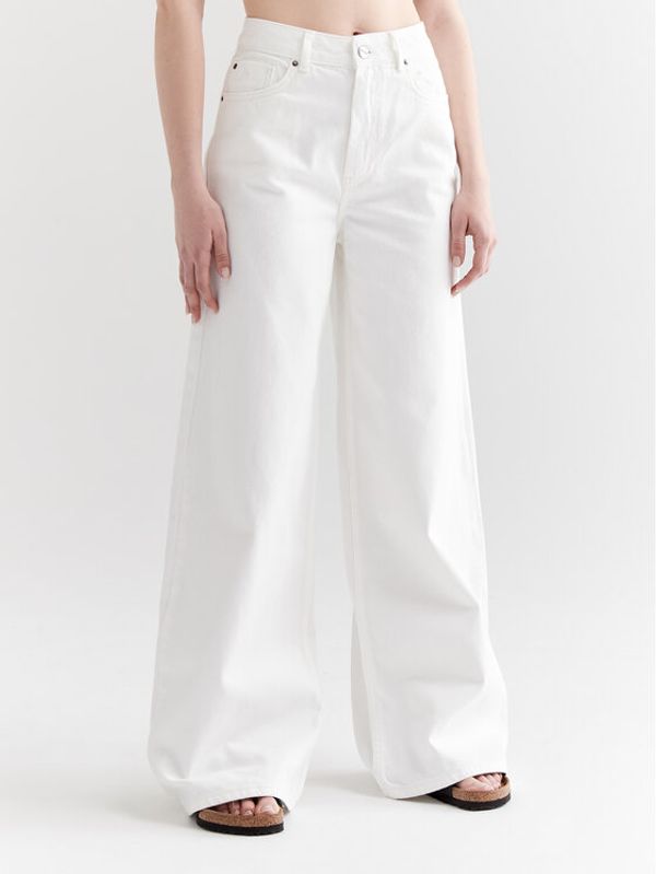 Americanos Americanos Дънки Bogota Бял Wide High-Rise