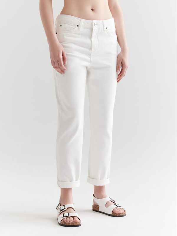 Americanos Americanos Дънки Orlando Бял Boyfriend Fit