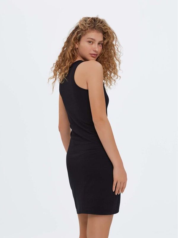 Americanos Americanos Ежедневна рокля Caracas Mini Черен Skinny Fit