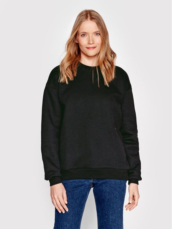 Americanos Americanos Суитшърт Unisex Portland Crewneck Черен Relaxed Fit