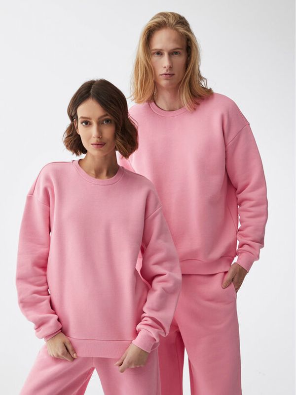 Americanos Americanos Суитшърт Unisex Portland Crewneck Розов Relaxed Fit