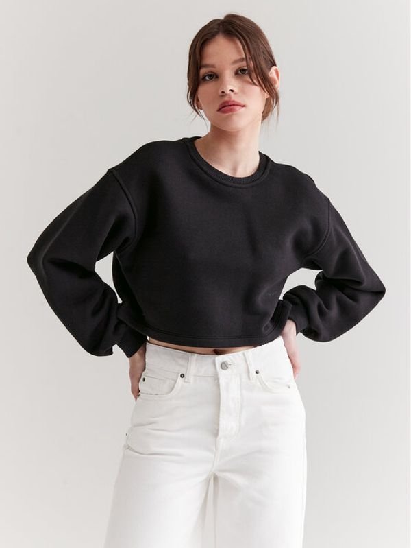 Americanos Americanos Суитшърт Utah Черен Cropped Fit