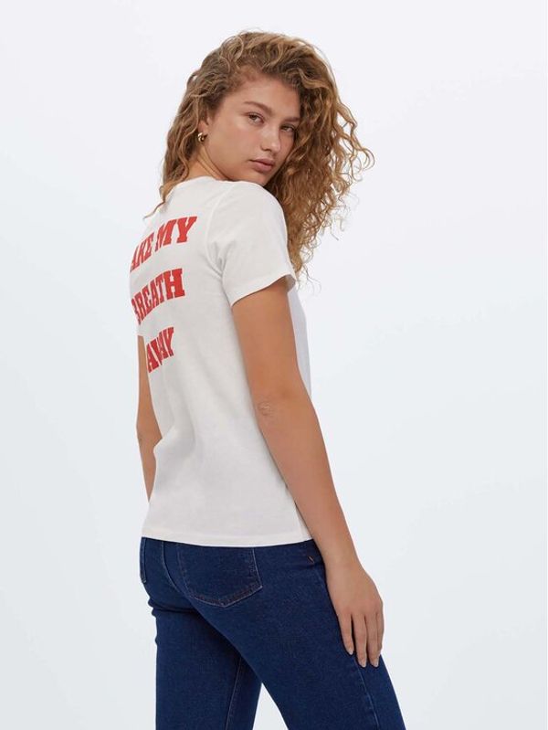 Americanos Americanos Тишърт Reno Бял Regular Fit