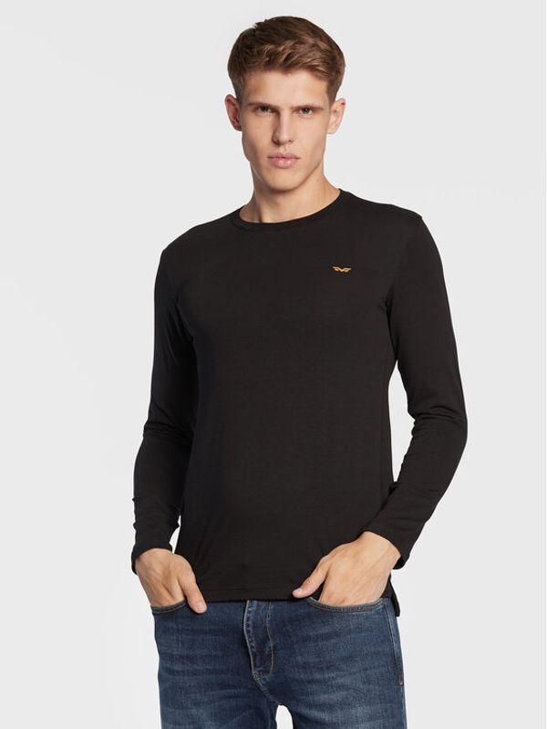 Armata di Mare Armata di Mare Тениска с дълъг ръкав 5351097 Черен Regular Fit