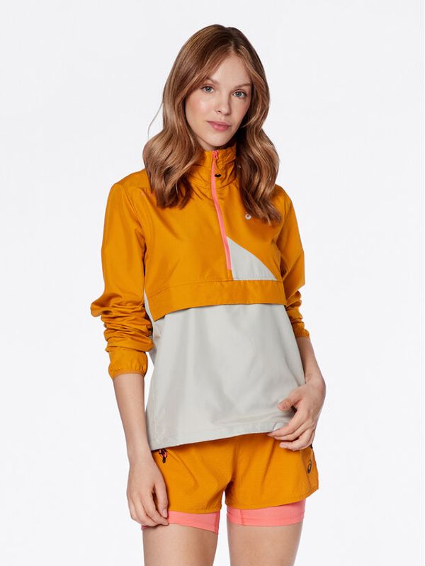 Asics Asics Анорак Fujitrail 2012C398 Жълт Regular Fit