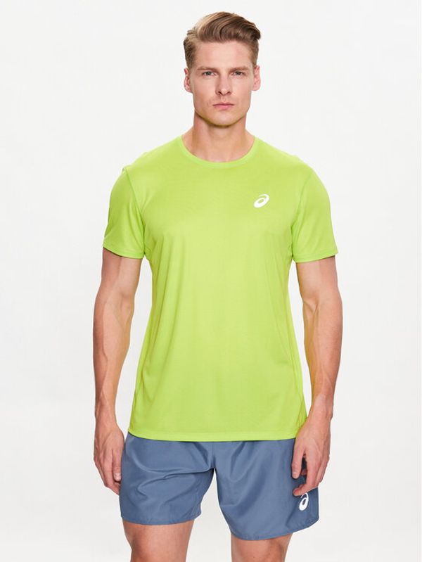 Asics Asics Тениска от техническо трико Core 2011C341 Зелен Regular Fit
