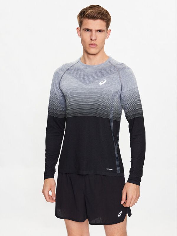 Asics Asics Тениска с дълъг ръкав Seamless 2011C394 Черен Regular Fit