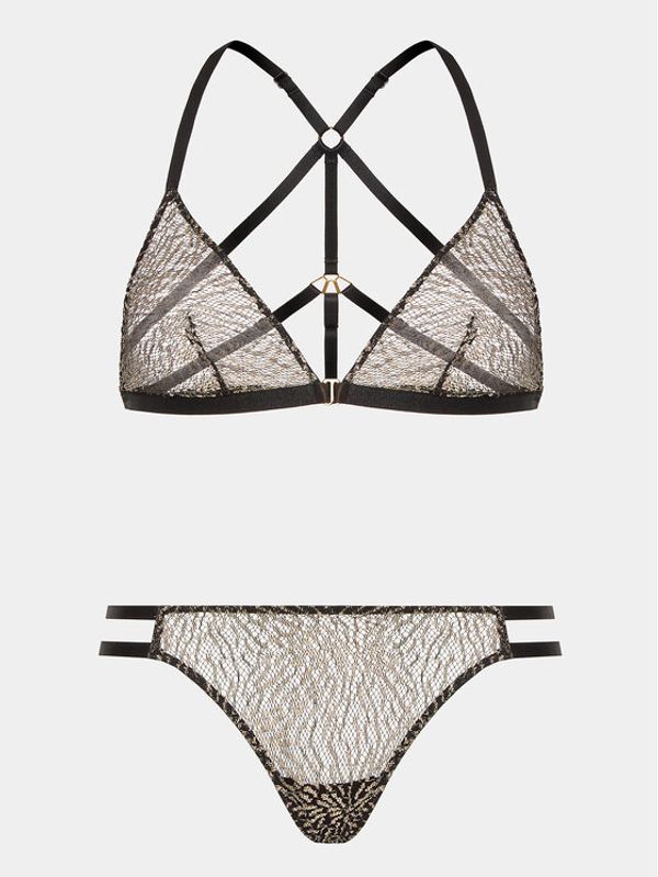 Aubade Aubade Комплект бельо Boite A Desir P080L-3 Черен