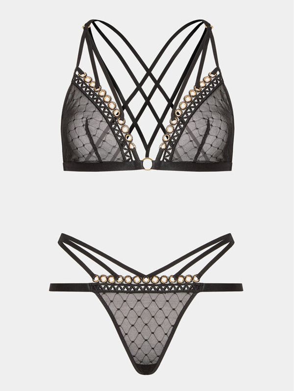 Aubade Aubade Комплект бельо P080L-2 Черен