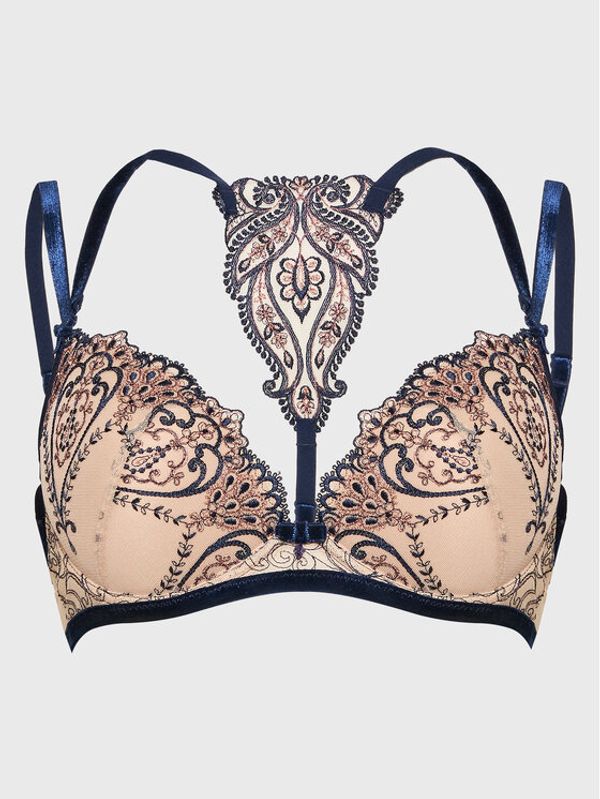 Aubade Aubade Сутиен с банели Coeurs Enlaces QD08-N Бежов