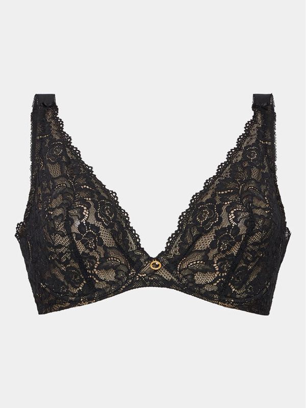 Aubade Aubade Сутиен с банели Rosessence HK12 Черен