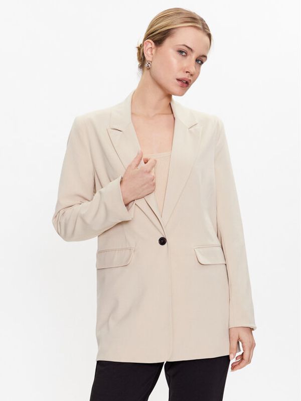 b.young b.young Блейзър 20813078 Бежов Regular Fit