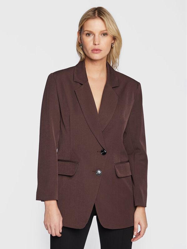 b.young b.young Блейзър Estale 20812098 Кафяв Relaxed Fit
