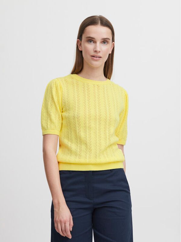 b.young b.young Блуза 20813661 Жълт Regular Fit