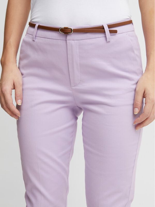 b.young b.young Чино панталони 20803473 Виолетов Regular Fit