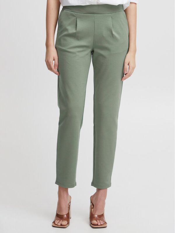 b.young b.young Чино панталони 20812848 Зелен Slim Fit