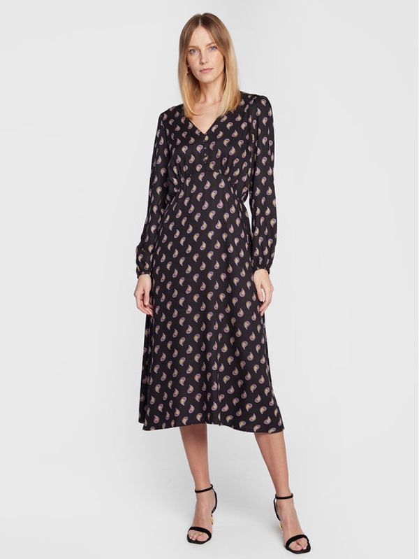 b.young b.young Ежедневна рокля Fione 20812202 Черен Regular Fit