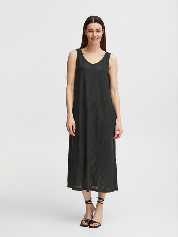 b.young b.young Лятна рокля 20813308 Черен Loose Fit