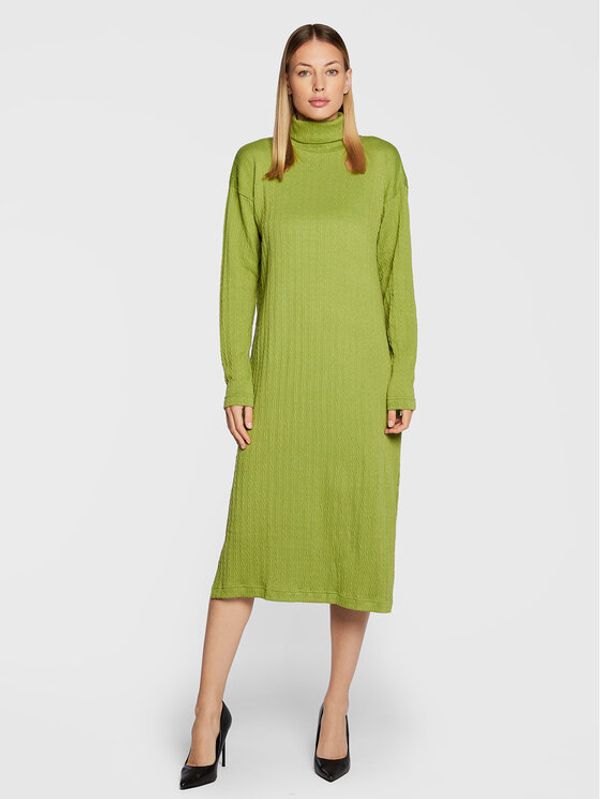 b.young b.young Плетена рокля Bysanila 20812311 Зелен Regular Fit