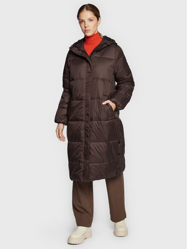 b.young b.young Пухено яке Byabela 20812078 Кафяв Regular Fit