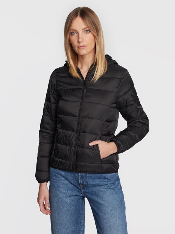 b.young b.young Пухено яке Bybelena 20810658 Черен Slim Fit