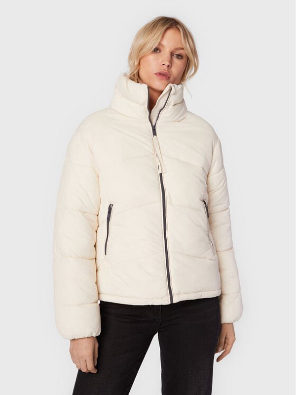 b.young b.young Пухено яке Bybomina 20811751 Екрю Regular Fit