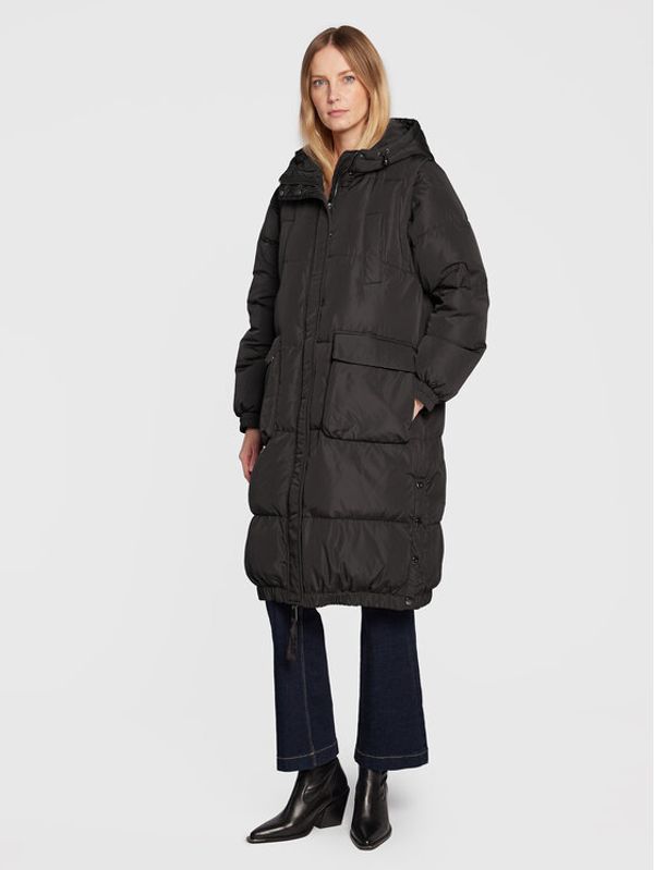 b.young b.young Пухено яке Cristel 20811766 Черен Loose Fit