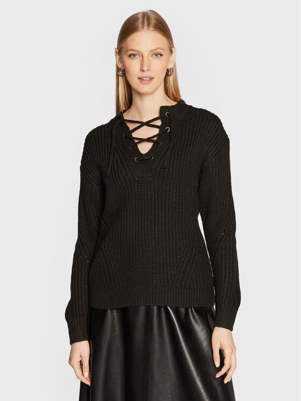 b.young b.young Пуловер Byotinka 20812241 Черен Regular Fit