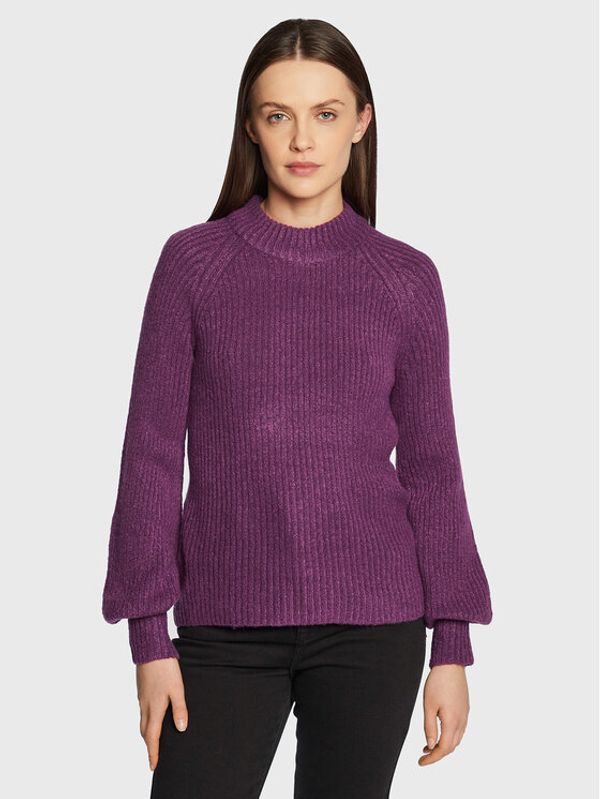 b.young b.young Пуловер Nora 20810510 Виолетов Regular Fit