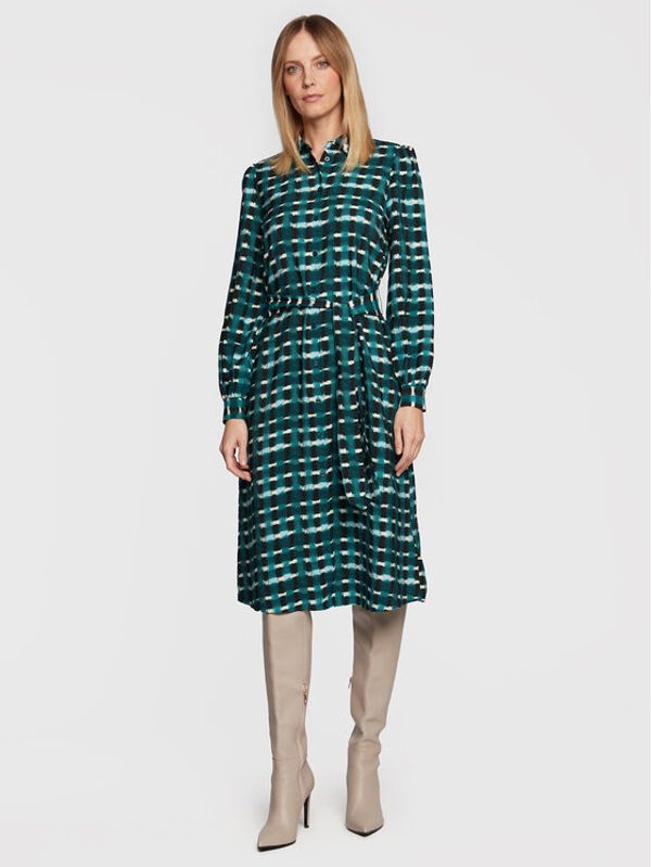 b.young b.young Рокля тип риза Ibine 20812172 Зелен Regular Fit