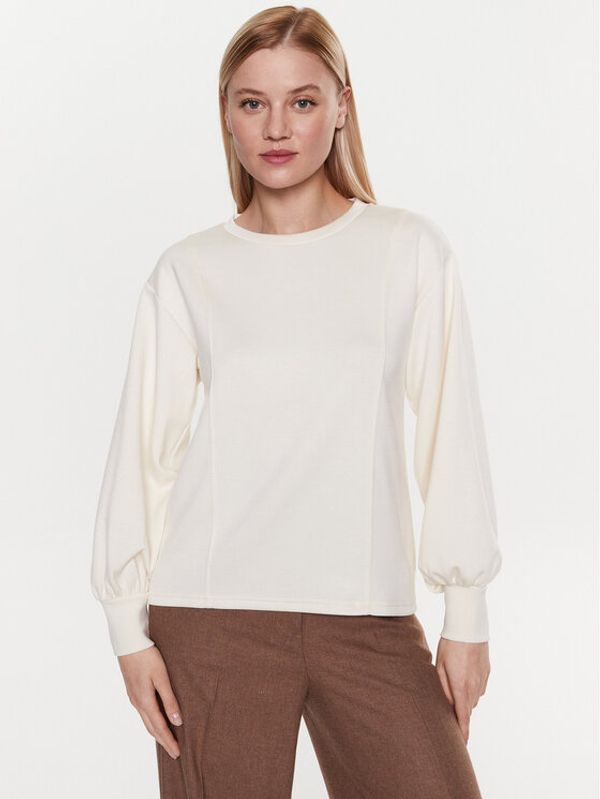 b.young b.young Суитшърт 20811033 Екрю Regular Fit