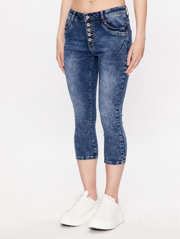 b.young b.young Текстилни панталони 20809303 Син Slim Fit